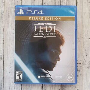 Star Wars Jedi: Fallen Order Deluxe Edition Sony PS4 Video Game and Case